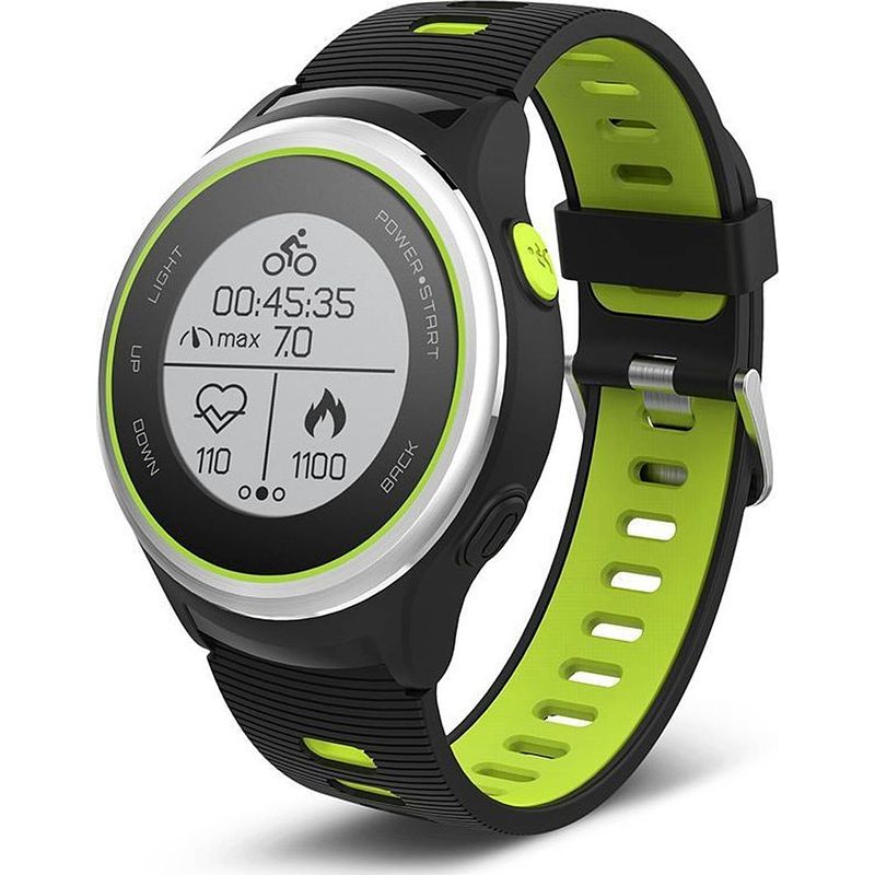 Foto van Forever smart sw-600 triple x sport smartwatch met gps / hartslagmeter / ip68 / bt 4.2 / kompas / weer / groen