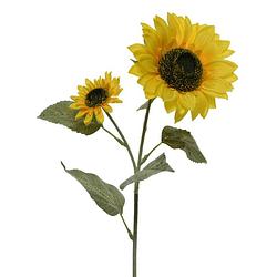 Foto van Gele zonnebloemen kunstbloemen/kunsttakken 72 cm - kunstbloemen
