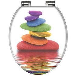 Foto van Schütte toiletbril met soft-close colorful stones