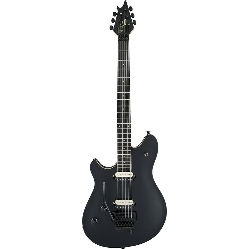 Foto van Evh wolfgang special lh stealth black eb linkshandige elektrische gitaar