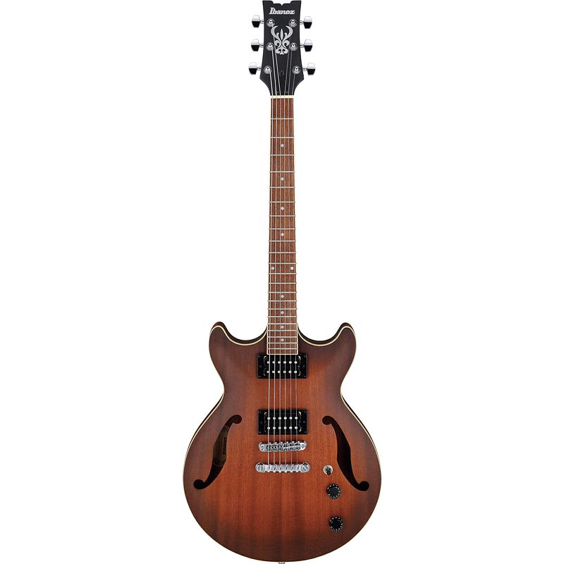 Foto van Ibanez am53 artcore tobacco flat semi-akoestische gitaar