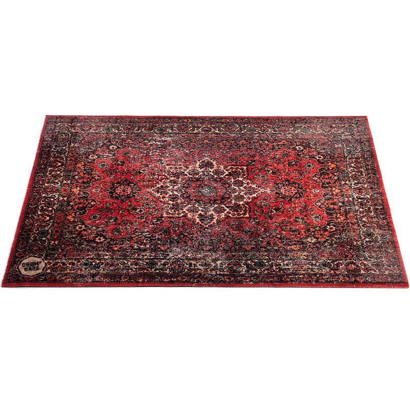 Foto van Drumnbase vp130-ord vintage persian original red drum/stage mat 130 x 90 cm