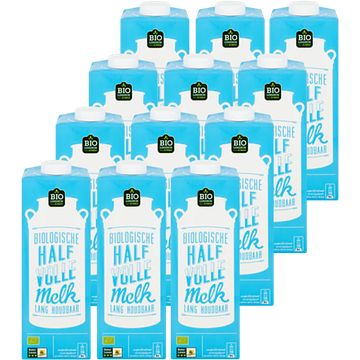 Foto van Jumbo halfvolle melk biologisch 12 x 1l