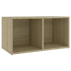 Foto van The living store televisiekast - sonoma eiken - 72 x 35 x 36.5 cm - 2 vakken