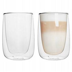 Foto van Florina dubbelwandige koffieglazen of theeglazen 250 ml- set van 2 - gehard glas