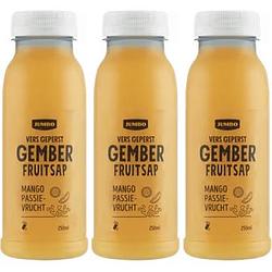 Foto van Jumbo vers sap gember, mango & passievrucht 3 x 250ml