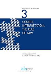 Foto van Courts, interpretation, the rule of law - ebook (9789460948671)