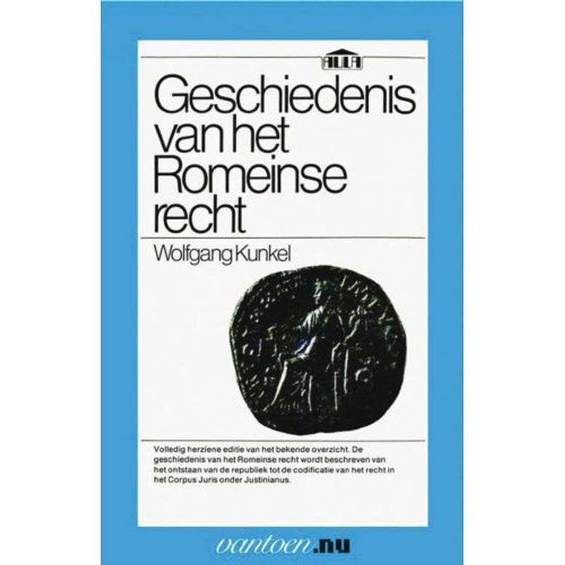 Foto van Geschiedenis van het romeinse recht - vantoen.nu