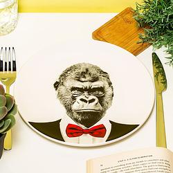 Foto van Wild dining bord - gorilla