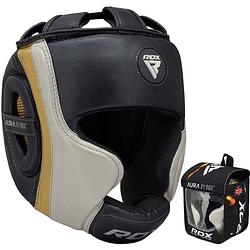 Foto van Rdx sports t17 aura hoofdbeschermer head guard - small - kunstleer