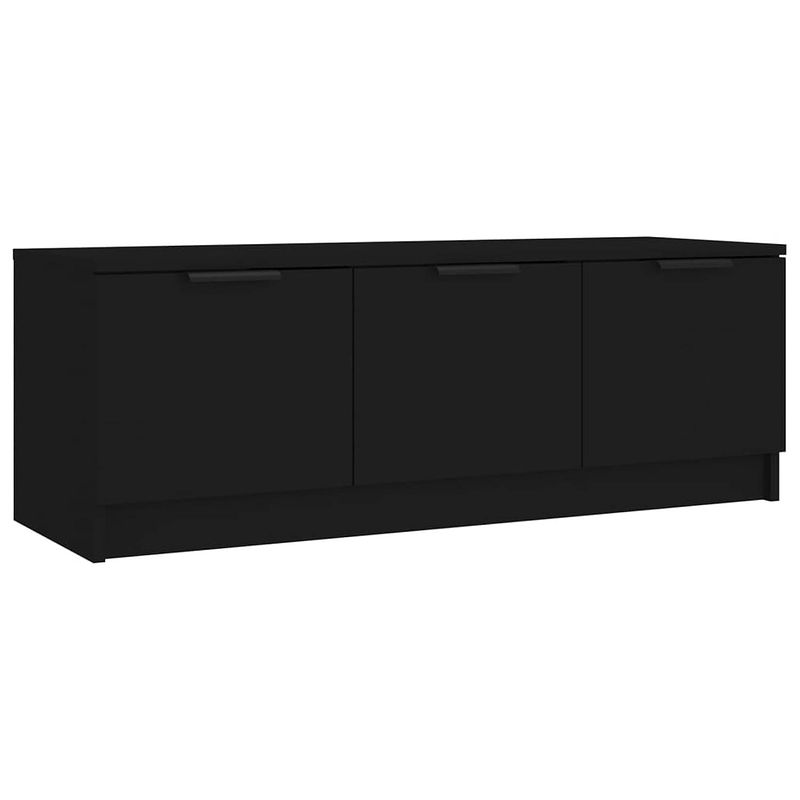 Foto van Vidaxl tv-meubel 102x35x36,5 cm bewerkt hout zwart