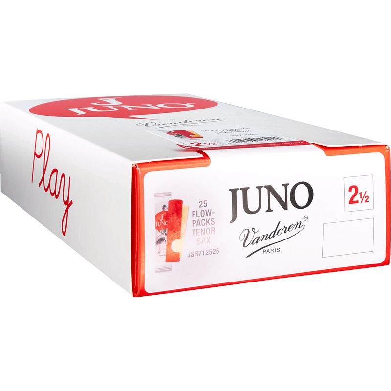 Foto van Vandoren juno jsr712525 saxophone ténor 2.5 rieten voor tenorsaxofoon (25 stuks)