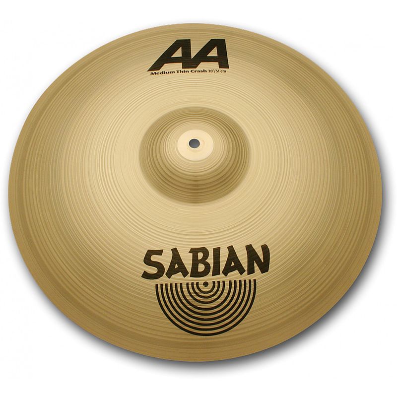 Foto van Sabian aa 18 inch medium thin crash bekken