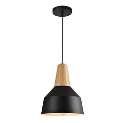 Foto van Quvio hanglamp met metaal en aluminium - quv5067l-black