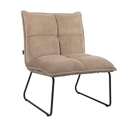 Foto van Velvet fauteuil maud taupe