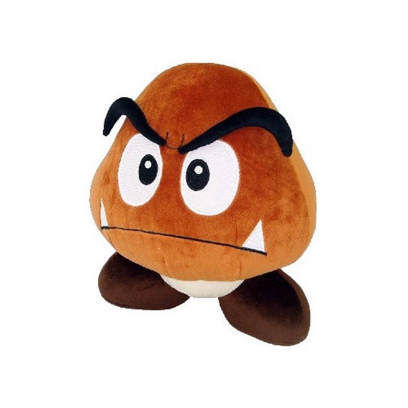 Foto van Little buddy knuffel super mario bros.: goomba 15 x 15 cm bruin