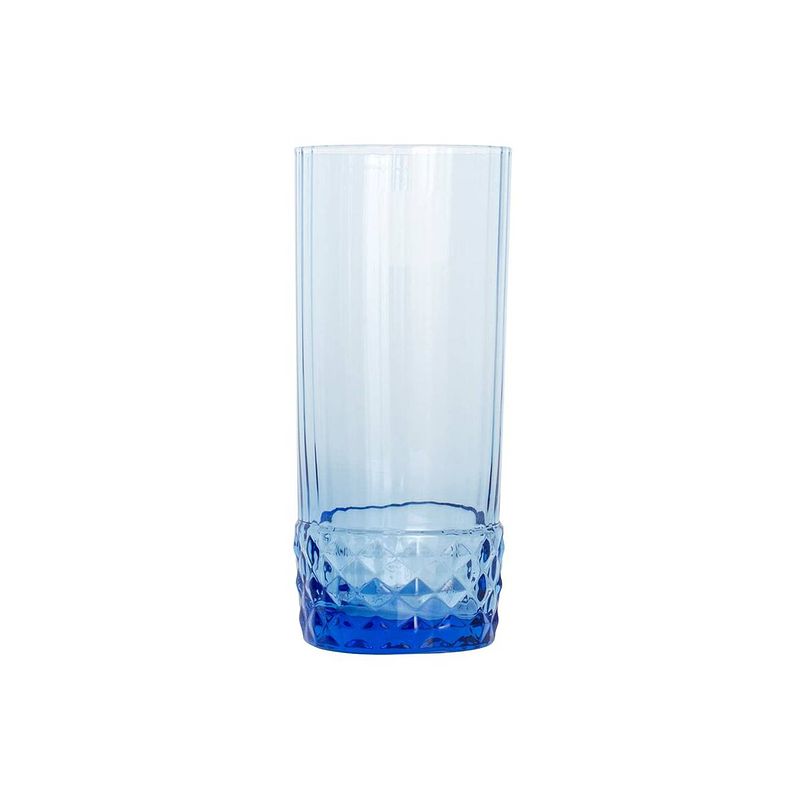 Foto van Glazenset bormioli rocco america's20s blauw 6 stuks glas (400 ml)
