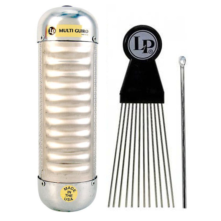 Foto van Latin percussion lp452 lp multi-guiro shaker-guiro met schraper