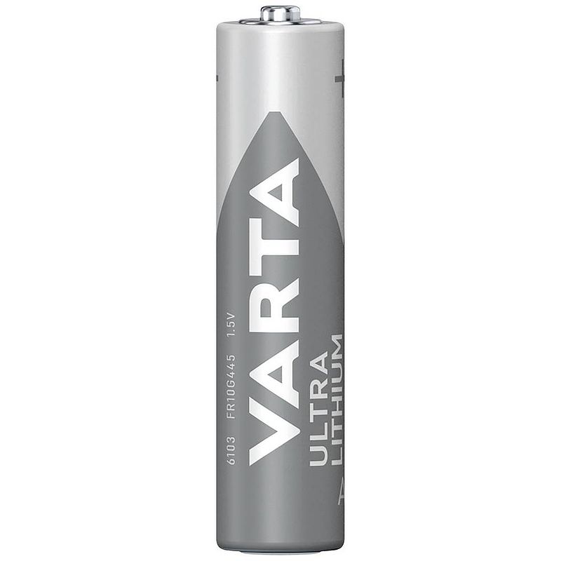 Foto van Varta lr03 professional lithium 15v 4 x aaa 6103301404