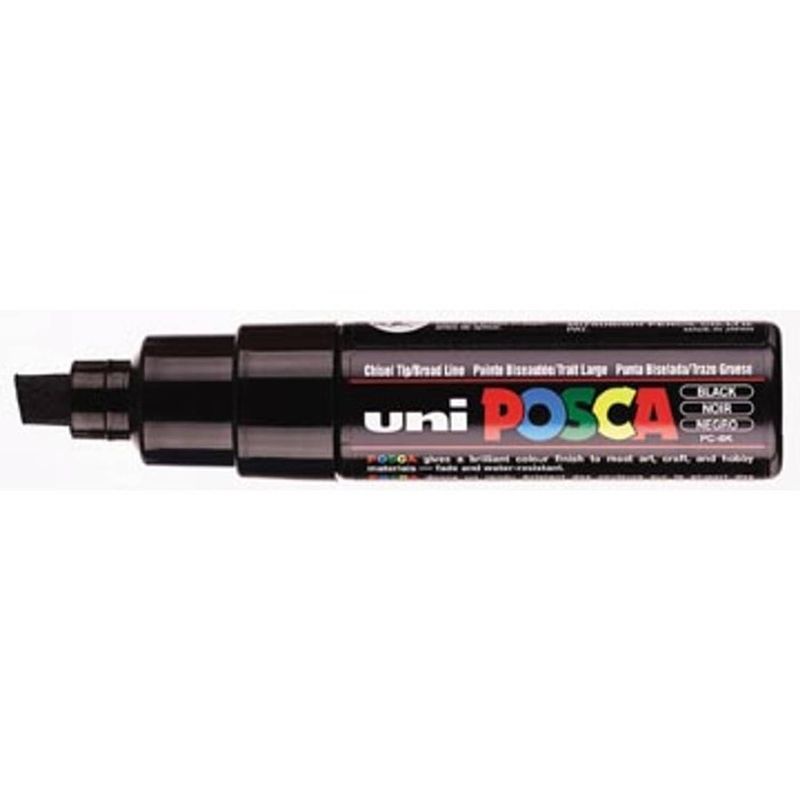 Foto van Uni-ball paint marker op waterbasis posca pc-8k zwart