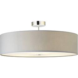 Foto van Brilliant 93522/22 andria plafondlamp led e27 180 w lichtgrijs, chroom