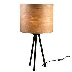 Foto van Dutchbone - table lamp woodland bruin