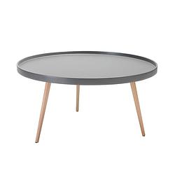 Foto van Osaka ronde salontafel grijs 90 cm.