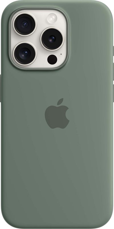 Foto van Apple iphone 15 pro back cover met magsafe cipres