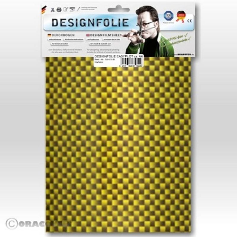 Foto van Oracover 450-036-b designfolie easyplot (l x b) 300 mm x 208 mm kevlar