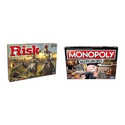 Foto van Spellenbundel - 2 stuks - risk & monopoly valsspelerseditie