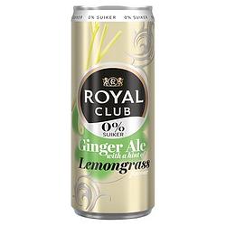 Foto van Royal club zero sugar ginger ale blik 250ml bij jumbo