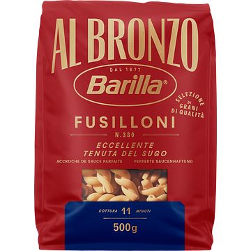 Foto van Barilla al bronzo fusilloni n. 380 500g bij jumbo