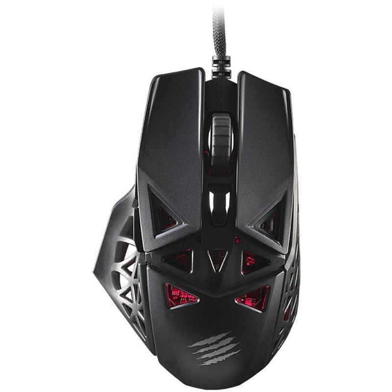 Foto van Madcatz ergonomische gaming-muis usb optisch zwart 6 toetsen 12000 dpi