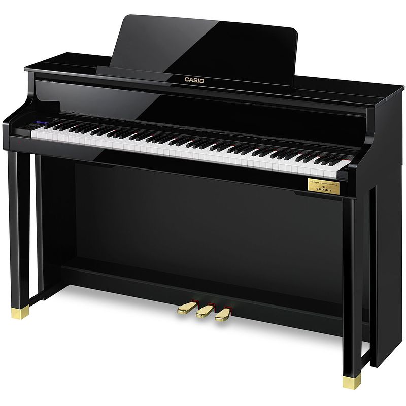 Foto van Casio celviano grand hybrid gp-510 polished black digitale piano