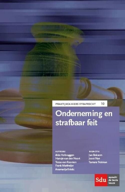 Foto van Onderneming en strafbaar feit - aldo verbruggen - paperback (9789012397414)