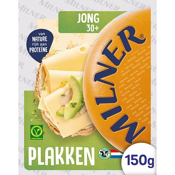 Foto van Milner jong 30+ kaas 6 plakken 150g bij jumbo