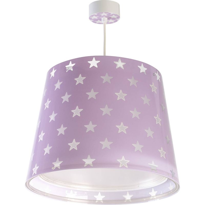 Foto van Dalber hanglamp stars glow in the dark 33 cm paars