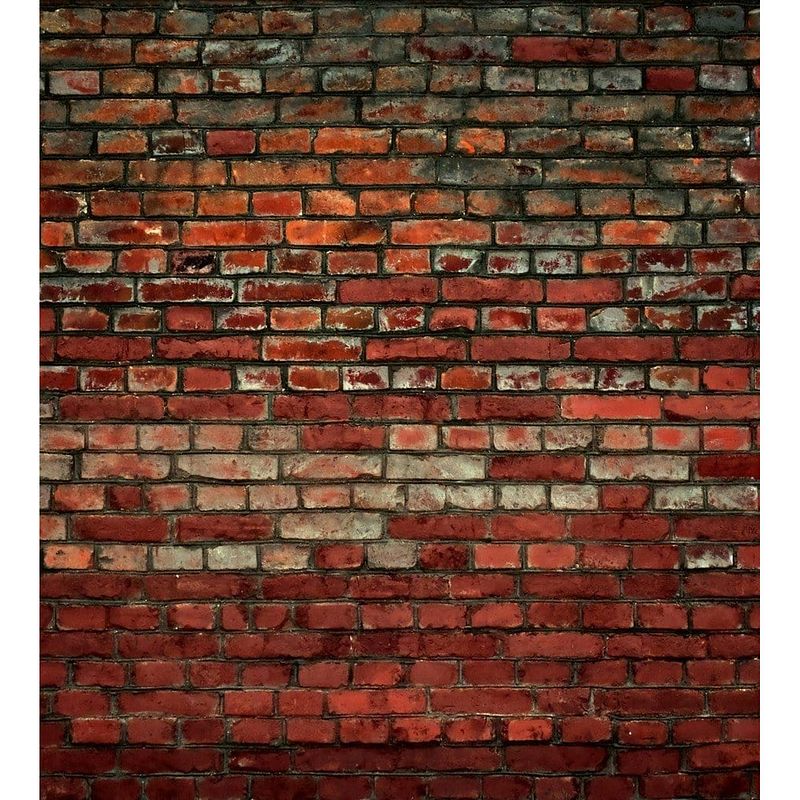 Foto van Dimex brick wall vlies fotobehang 225x250cm 3-banen