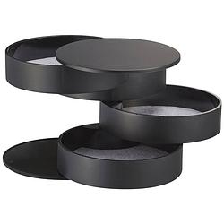 Foto van Yamazaki accessory tray 4 tiers - tower - black