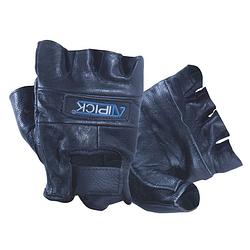 Foto van Atipick fitness-handschoenen leer zwart maat s
