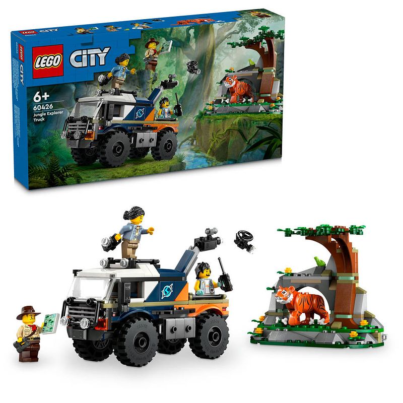 Foto van Lego city jungleonderzoekers offroad truck 60426