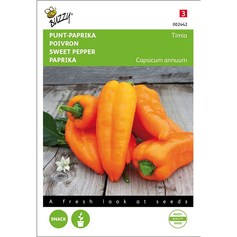 Foto van Buzzy - punt-paprika timia, oranje