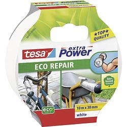 Foto van Tesa eco repair 56431-00001-00 textieltape tesa extra power wit (l x b) 10 m x 38 mm 1 stuk(s)