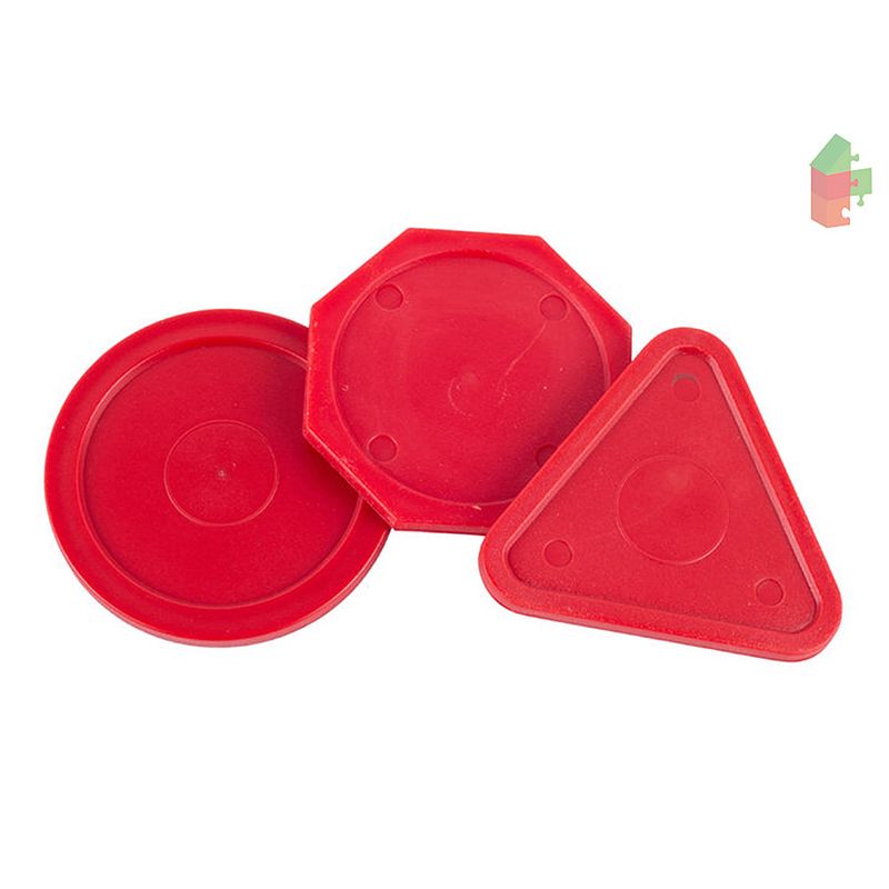 Foto van Airhockey pucks multishape 63mm (per 3)