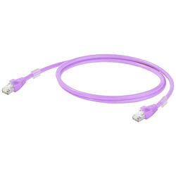 Foto van Weidmüller 2701550003 rj45 netwerkkabel, patchkabel cat 6a s/ftp 0.3 m violet 1 stuk(s)