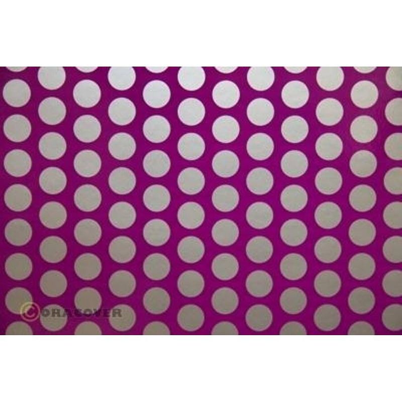 Foto van Oracover 93-015-091-002 plotterfolie easyplot fun 1 (l x b) 2 m x 30 cm violet-zilver (fluorescerend)