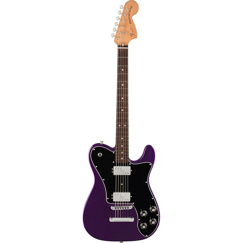 Foto van Fender kingfish telecaster deluxe mississippi night rw signature elektrische gitaar met koffer