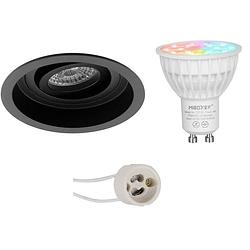 Foto van Mi-light miboxer - led spot set gu10 - smart led - wifi led - slimme led - 4w - rgb+cct - aanpasbare kleur - dimbaar -