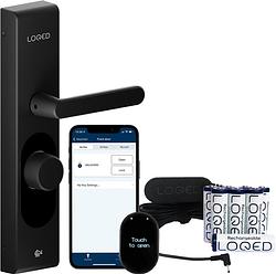 Foto van Loqed touch smart lock zwart + power kit