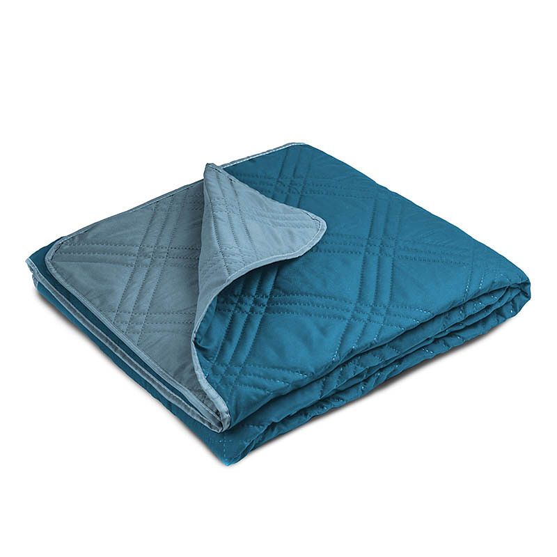 Foto van Bedsprei ultrasonic - blauw - x cm dekbed discounter - dekbed-discounter.nl